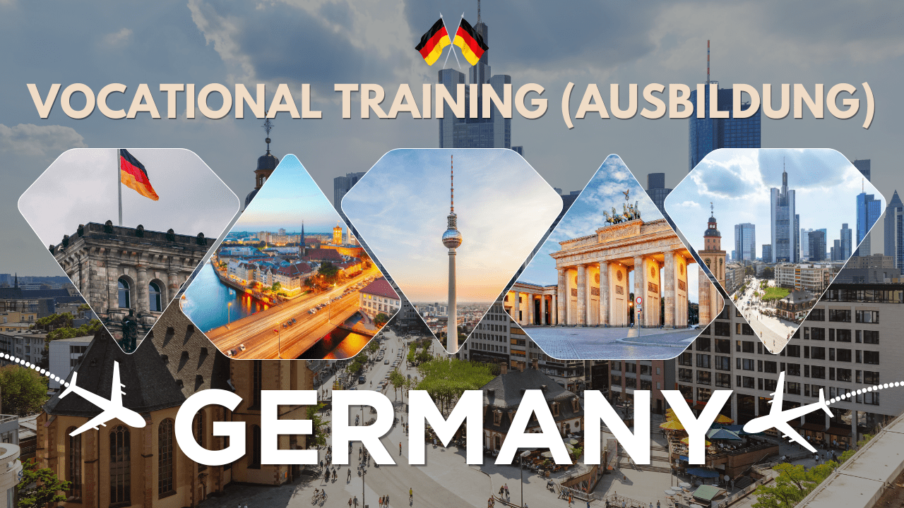 “Modern Germany travel and study abroad YouTube thumbnail banner”