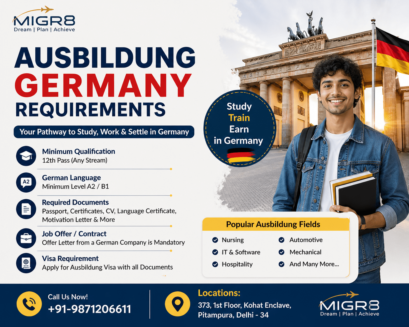 Ausbildung Germany Requirements (Complete Guide for Indian Students)
